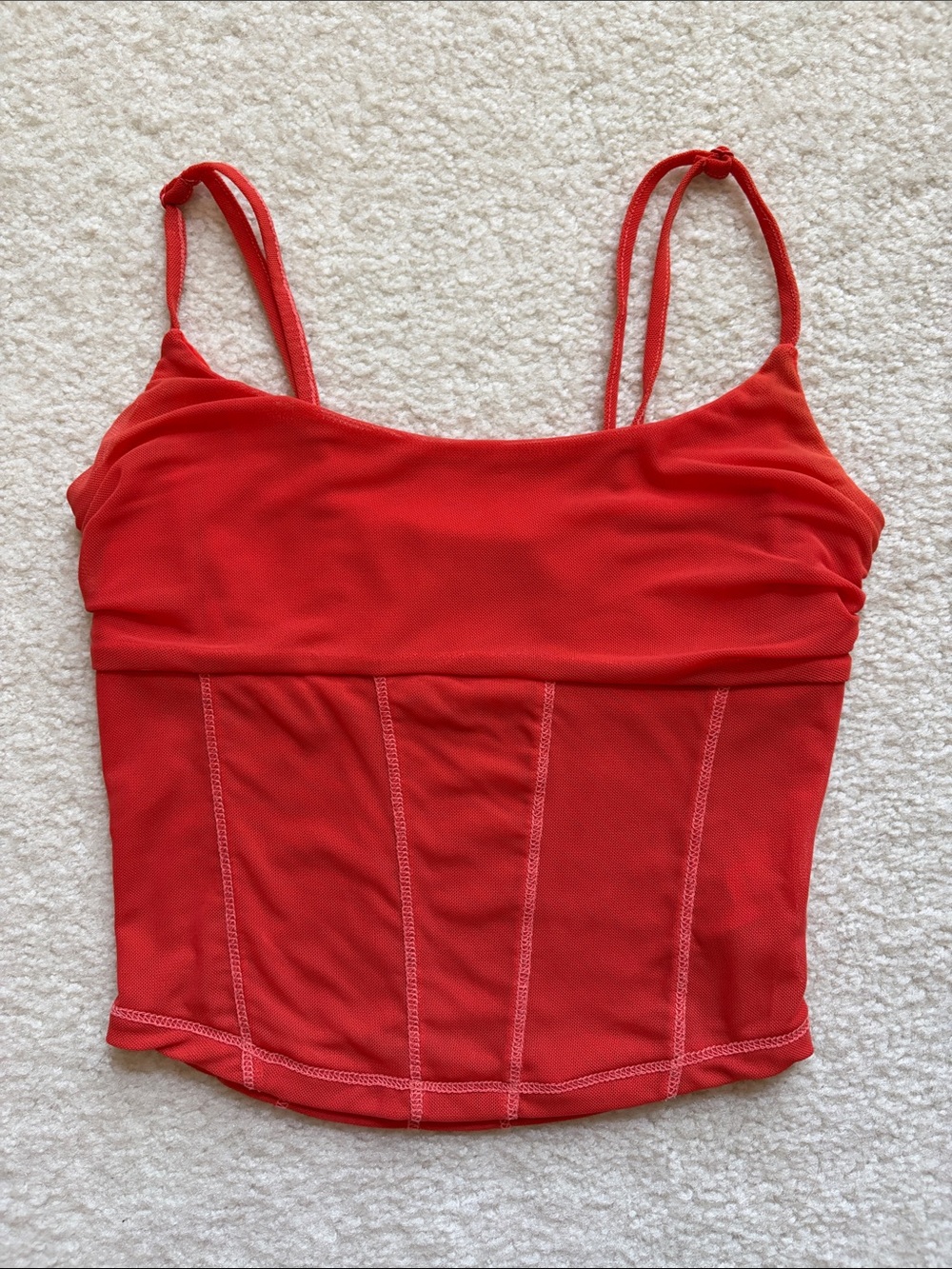 Orange Urban Outfitters Crop Top